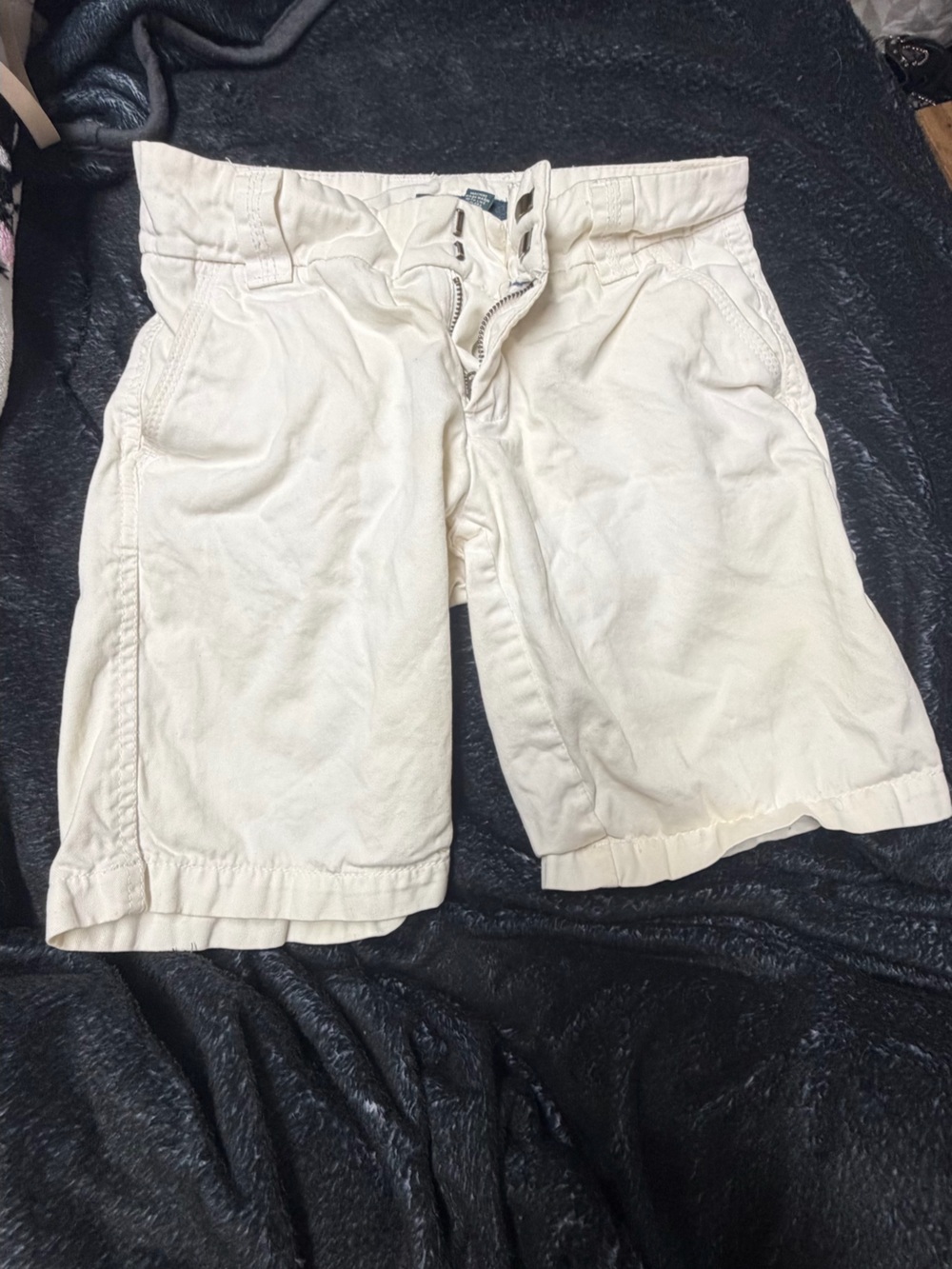 Bitten by Sarah Jessica Parker Cream Drawstring Cotton Kids Shorts